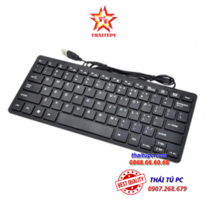 Bàn phím mini có dây R8 1812 (Đen)