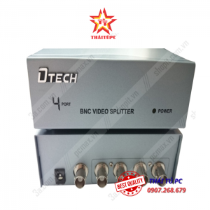 Bộ chia BNC, chia camera 4 cổng DT-7104 chính hãng Dtech
