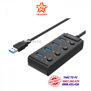 Bộ chia USB HUB 4 cổng USB 3.0 - Orico W9PH4
