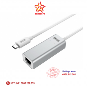 Cáp chuyển cổng USB Type C sang cổng LAN Ethernet Unitek Y-3465
