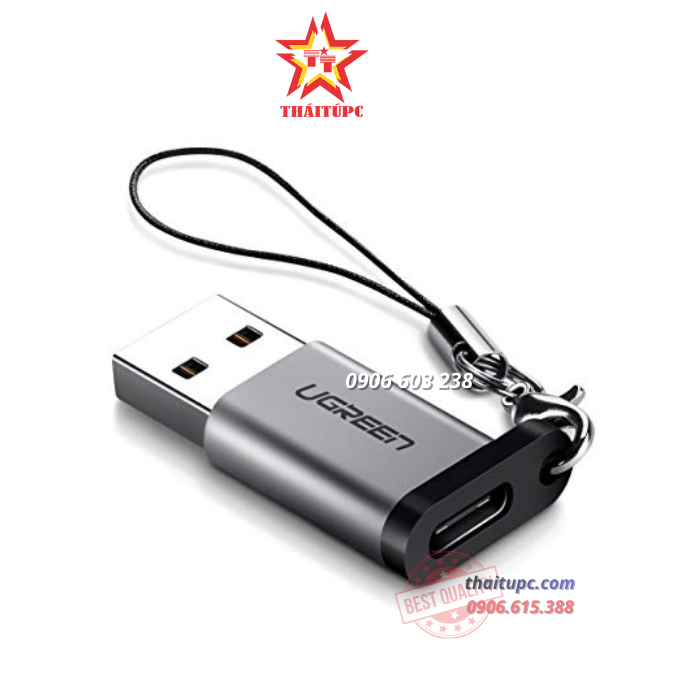 Đầu chuyển USB-C to Micro USB cao cấp UGREEN 40945 Đầu chuyển USB-C to Micro USB cao cấp UGREEN 40945