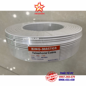 CÁP ĐIỆN THOẠI 4 TIM 150M KINGMASTER
