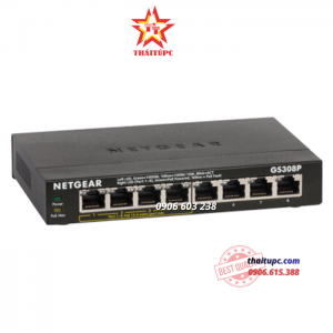 NETGEAR 8 PORT SWITCH GS308 - GIGABIT UNMANAGED - 300 SERIES SWITCHES