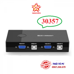 Bộ Gộp SWITCH KVM 2 Cổng Ugreen UG-30357