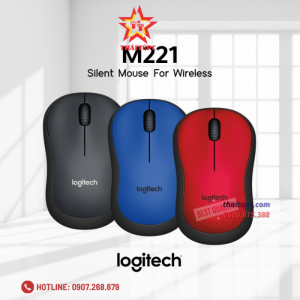 Chuột Không Dây Logitech M221 - Hàng Chính Hãng