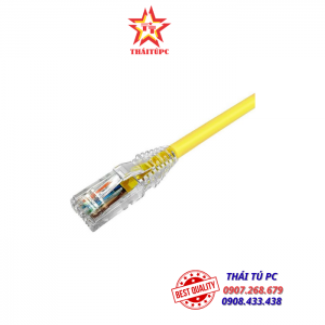 CÁP MẠNG CHÍNH HÃNG AMP/COMMSCOPE U/UTP, CAT.6, CM (PVC), MÀU VÀNG,3M