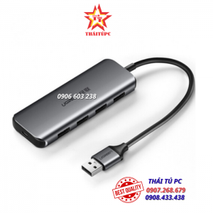 Bộ chia USB 3.0 ra 4 cổng Ugreen 50768 vỏ nhôm cao cấp