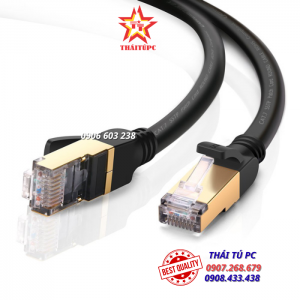 CÁP MẠNG CAT 7 STP DÀI 10M CAO CẤP UGREEN 11273 DÂY TRÒN