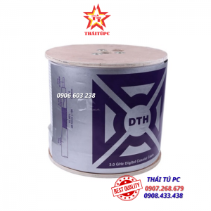 CÁP ĐỒNG TRỤC KÈM NGUỒN DTH UNISAT RG6+2C 305m
