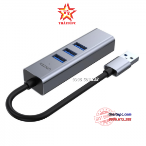 Hub chia USB 3.0->3USB 3.0+LAN H1906A Unitek