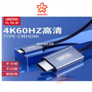 DÂY CÁP CHUYỂN ĐÔI CỔNG TYPE-C RA CỔNG HDMI V410A HÃNG UNITEK