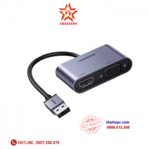 Cáp chuyển USB sang HDMI/ VGA Ugreen 20518