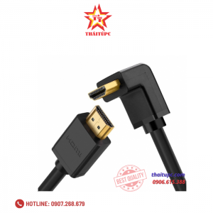 Cáp HDMI dài 2m bẻ góc xuống chính hãng Ugreen 10173