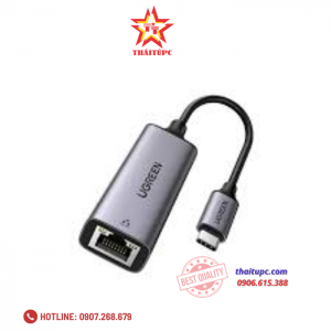 Cáp chuyển USB Type-C sang Lan 10/100/1000Mbps Ugreen 40322 vỏ nhôm