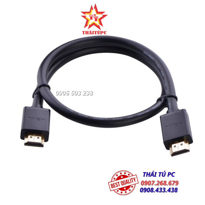 CÁP HDMI DÀI 2M HỖ TRỢ ETHERNET 3D 4K*2K UGREEN 10107 CÁP HDMI DÀI 2M HỖ TRỢ ETHERNET 3D 4K*2K UGREEN 10107