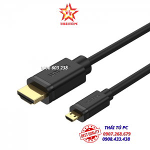 CÁP MICRO HDMI SANG HDMI TỐC ĐỘ CAO 4K 60HZ Y-C182