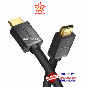 CÁP HDMI UGREEN 30115 DÀI 0.5M HỖ TRỢ ETHERNET 3D 4K@60HZ HDR 18GBPS