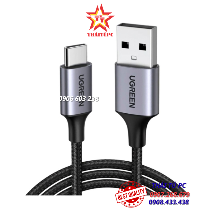CÁP SẠC UGREEN 60126 (USB 2.0 TO USB TYPE C, DÀI 1M) CÁP SẠC UGREEN 60126 (USB 2.0 TO USB TYPE C, DÀI 1M)