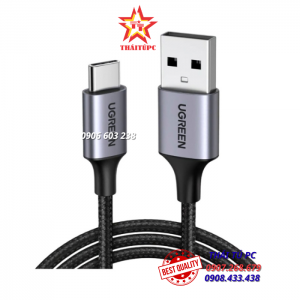 CÁP SẠC UGREEN 60126 (USB 2.0 TO USB TYPE C, DÀI 1M)