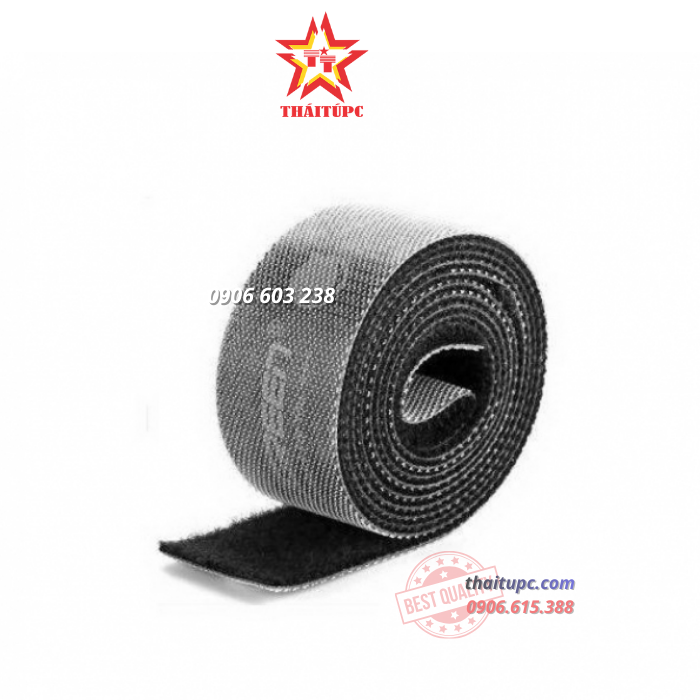 DÂY DÁN VELCRO DÀI 5M TIỆN DỤNG BẢN 1.5MM UGREEN 60485 DÂY DÁN VELCRO DÀI 5M TIỆN DỤNG BẢN 1.5MM UGREEN 60485