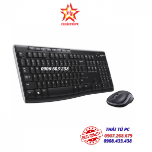 Bộ bàn phím chuột không dây Logitech MK270 USB-Wireless