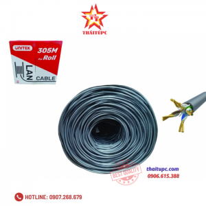 Cáp mạng UTP Cat6 305m Unitek C18130AGY XÁM