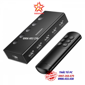 Bộ gộp HDMI 3 vào 1 ra chuẩn 2.0 hỗ trợ 4K 60Hz Ugreen 15376