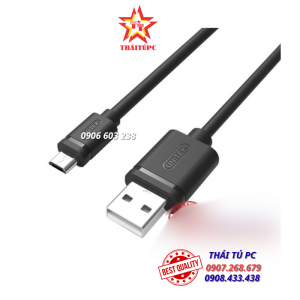 CÁP CHUYỂN USB SANG MICRO UNITEK (5 SỢI) DÀI 0,3M VÀ 0,2M (Y-C 4007BK)