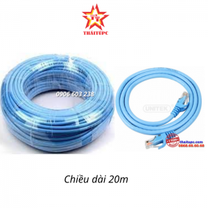 CÁP UTP CAT 6 - 20M CHÍNH HÃNG UNITEK (Y-C 815ABL)