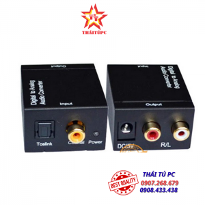 Bộ chuyển đổi âm thanh - Optical to AV - Coaxial to AV - Digital to Analog