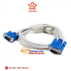 Cable Vga LCD 1m5 (3+4) VMSC 1.5 (Trắng Xanh)