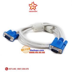 Cable Vga LCD 3m (3+4) VMSC 3 (Trắng Xanh)