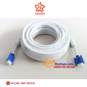 Cable Vga LCD 25m (3+4) VMSC 25 (Trắng Xanh)