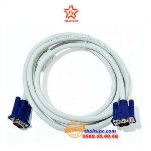  Cable Vga LCD KM 5m (3+4) VMS 5 (Trắng Xanh)