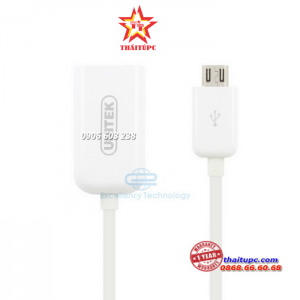 CÁP USB OTG 2.0 TO MICRO USB UNITEK ( Y-C445)
