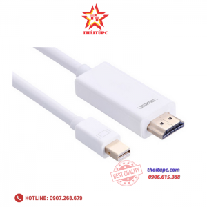 Cáp chuyển đổi mini DisplayPort to HDMI 2M cho Macbook air, Macbook Pro 10404 Ugreen Chính hãng