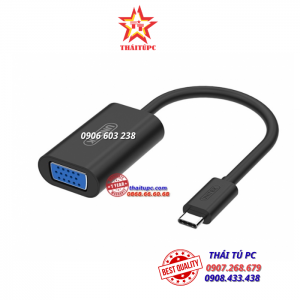 CÁP TYPE-C -> VGA UNITEK (Y-6318BK)