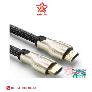 Cáp HDMI 10M Ugreen bọc lưới, chống nhiễu chính hãng  11195