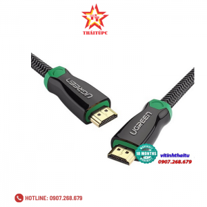 Cáp HDMI 10m  Ugreen 10296 vỏ bọc kim loại cao cấp
